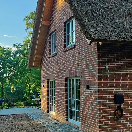 Reetdachhaus In Der Bremer Schweiz Zewnętrze zdjęcie